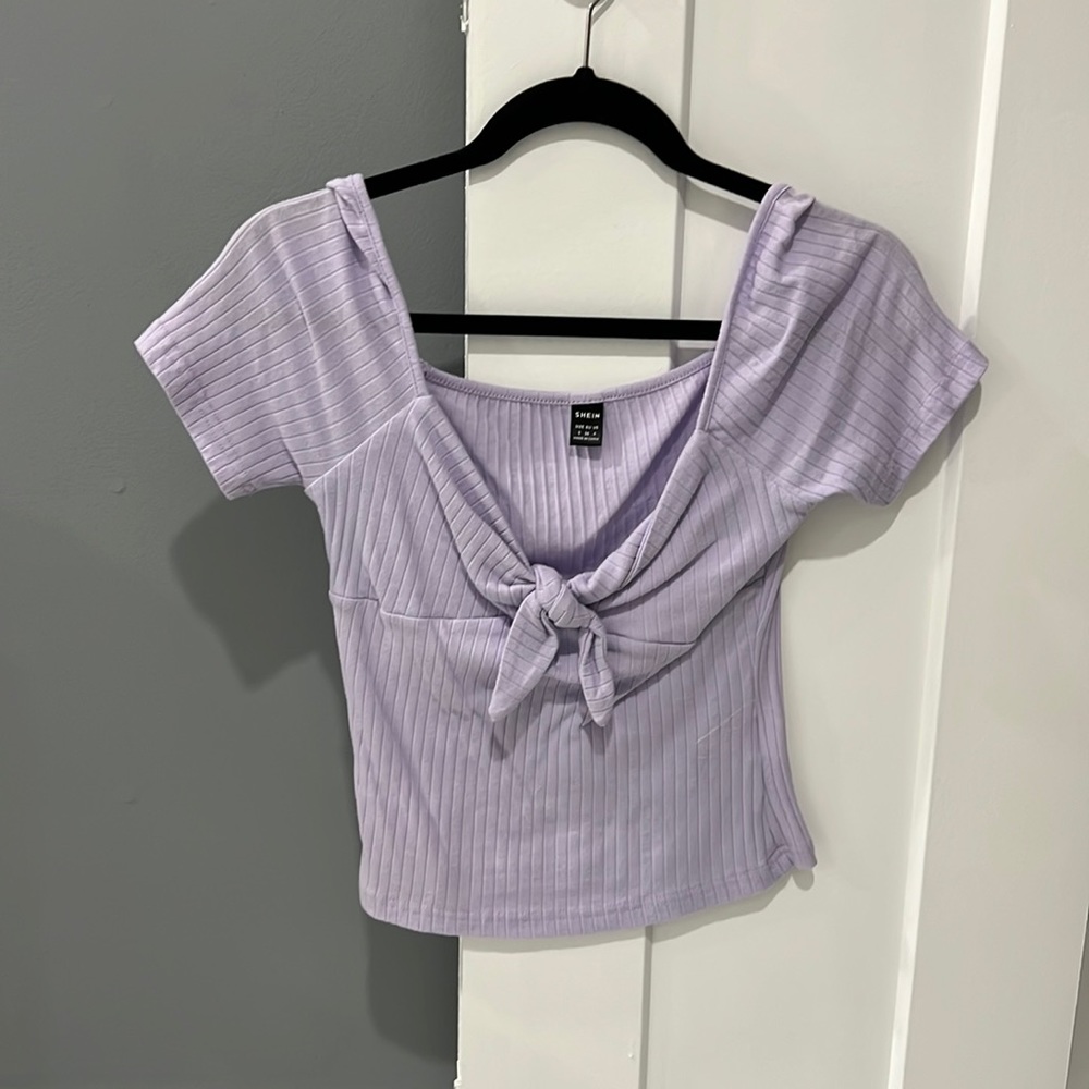 SheIn purple top